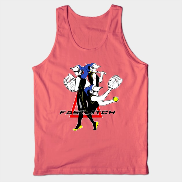 ‘Fastpitch group Tank Top by Spikeani